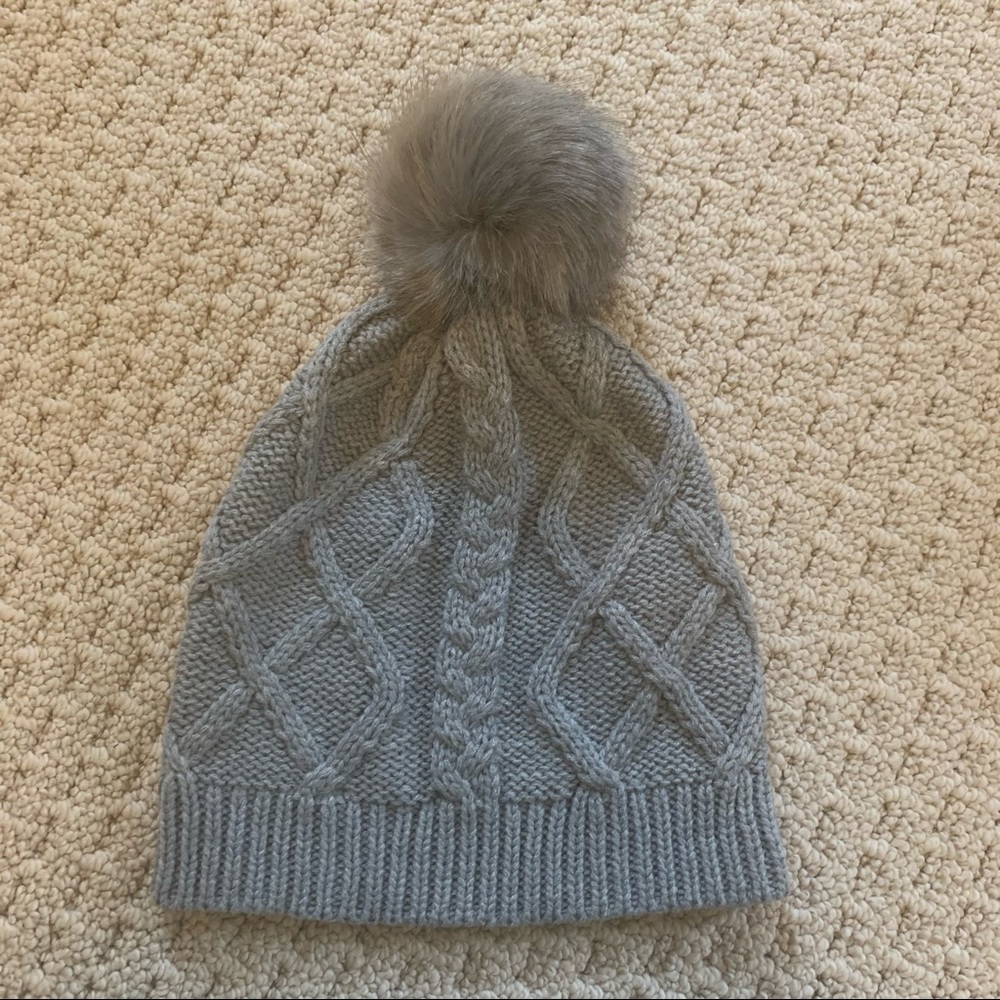 J.crew Pom Pom beanie hat